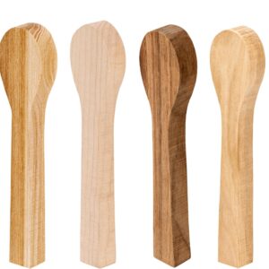 Hardwood Spoon Carving Blanks Set for Woodworking