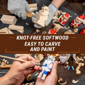 Basswood Carving Blocks Set Natural Unfinished - Image 5