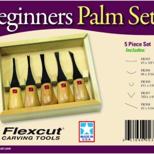 Wood Carving Chisel Tool Set with Wooden Handles and Storage Case - Image 2