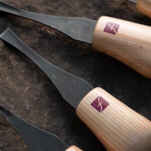 Wood Carving Chisel Tool Set with Wooden Handles and Storage Case - Image 6