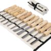 Twelve Piece Wood Carving Chisel Tool Set With Canvas Roll