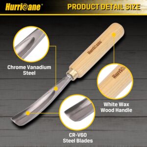 Twelve Piece Wood Carving Chisel Tool Set With Canvas Roll - Image 6