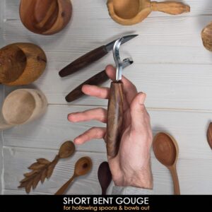 Wood Carving Tool Set with Leather Roll-Up Case - Image 6