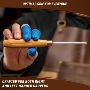 Wooden Handle V Gouge Chisel Tool [Crafting/Carving] - Image 6